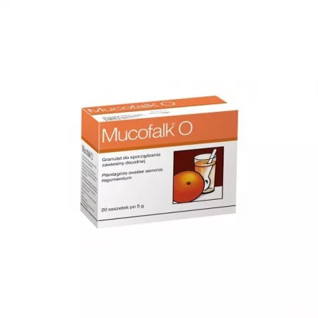 Mucofalk O (Orange) granulat 20 saszetek preparaty na zaparcia DR FALK PHARMA GMBH