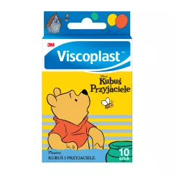 Plastry Viscoplast Kubuś i Przyjaciele 10 sztuk skaleczenia i blizny 3M POLAND SP. Z O.O.