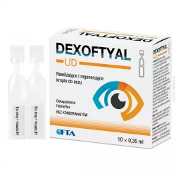 Dexoftyal UD krople do oczu x 10 sztuk po 0.35 ml krople do oczu VERCO