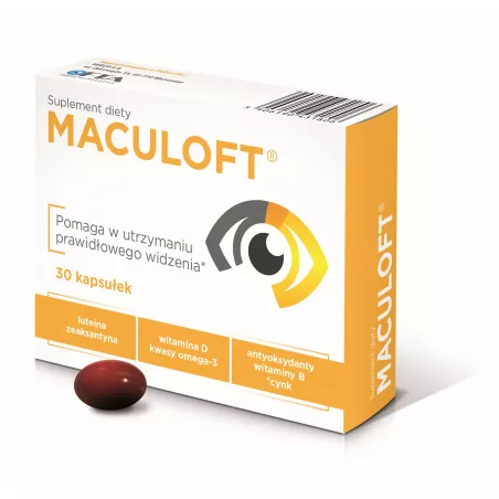 Maculoft x 30 kapsułek tabletki na wzrok VERCO