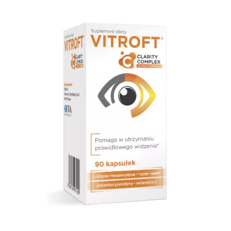 Vitroft x 90 kapsułek tabletki na wzrok VERCO