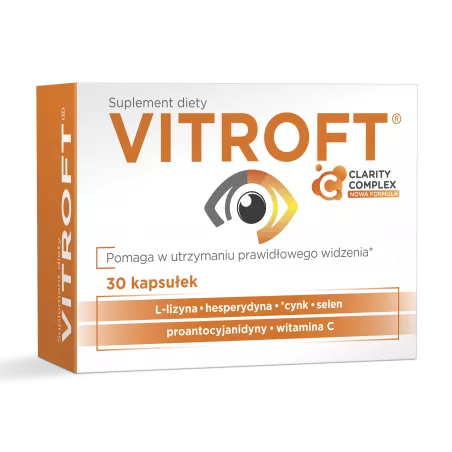 Vitroft x 30 kapsułek tabletki na wzrok VERCO