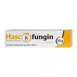 Hascofungin krem 1g/100g x 30 g leki na grzybicę PRZEDSIĘBIORSTWO PRODUKCJI FARMACEUTYCZNEJ HASCO-LEK S.A.