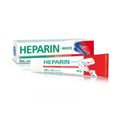 Heparin-hasco żel 250jm/g x 35 g preparaty na żylaki PRZEDSIĘBIORSTWO PRODUKCJI FARMACEUTYCZNEJ HASCO-LEK S.A.