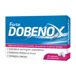 Dobenox Forte 500mg x 30 tabletek preparaty na obrzęki PRZEDSIĘBIORSTWO PRODUKCJI FARMACEUTYCZNEJ HASCO-LEK S.A.