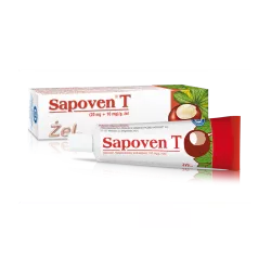 Sapoven t żel (100mg+20mg)/g x 30 g preparaty na obrzęki PRZEDSIĘBIORSTWO PRODUKCJI FARMACEUTYCZNEJ HASCO-LEK S.A.