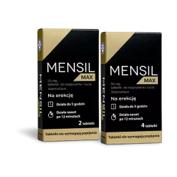 Mensil MAX do rozgryzienia i żucia 50 mg x 2 tabletki mężczyźni PRZEDSIĘBIORSTWO PRODUKCJI FARMACEUTYCZNEJ HASCO-LEK S.A.