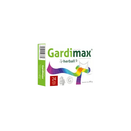 Gardimax Herball pastylki do ssania x 24 sztuk leki na ból gardła i chrypkę TACTICA PHARMACEUTICALS SP. Z O.O.