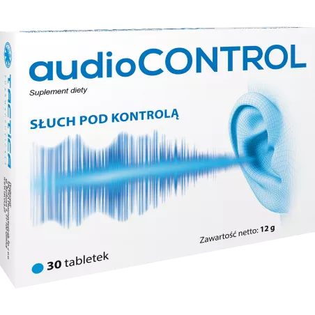 Audiocontrol tabletki powlekane x 30 tabletek szum uszny TACTICA PHARMACEUTICALS SP. Z O.O.