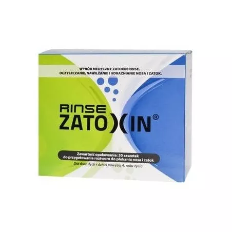 Zatoxin Rinse x 1 zestaw uzupełniający do płukania Zdrowie TACTICA PHARMACEUTICALS SP. Z O.O.