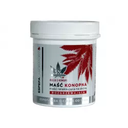 Maść konopna rozgrzewająca czerwona 250 ml produkt CBD CHEMICZNO-FARMACEUTYCZNA SPÓŁDZIELNIA PRACY ESPEFA