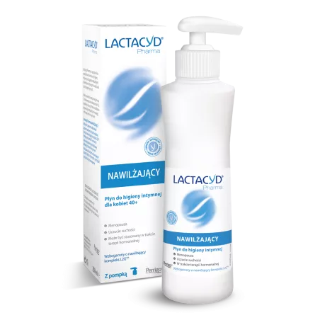 Lactacyd Pharma płyn ginekologiczny nawilżający x 250 ml żele mydła płyny OMEGA PHARMA POLAND SP Z OO