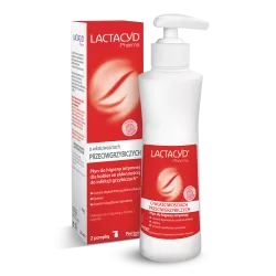 Lactacyd Pharma płyn ginekologiczny przeciwgrzybiczy x 250 ml Żele mydła płyny OMEGA PHARMA POLAND SP Z OO