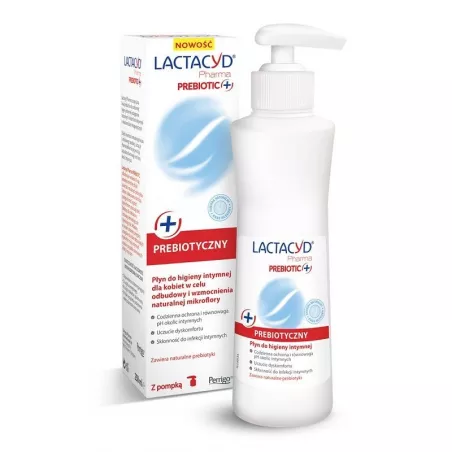 Lactacyd Pharma płyn ginekologiczny prebiotyczny x 250 ml żele mydła płyny OMEGA PHARMA POLAND SP Z OO