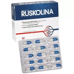 Ruskolina kapsułki x 30 kapsułek preparaty na obrzęki AUROVITAS PHARMA POLSKA SP.Z O.O.