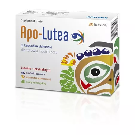 Apo-lutea x 30 kapsułek tabletki na wzrok APOTEX NEDERLAND B.V.