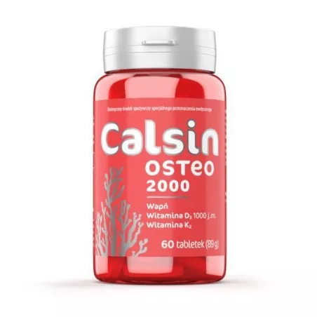 Calsin Osteo 2000 x 60 tabletki ( data ważności 31.10.2023 ) osteoporoza APOTEX NEDERLAND B.V.