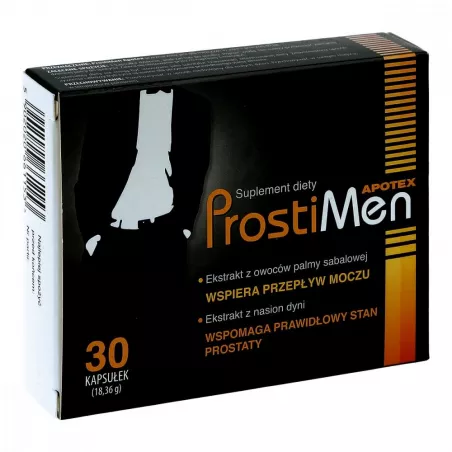 ProstiMen Apotex x 30 kapsułek ( data ważności 31.10.2023 ) prostata APOTEX NEDERLAND B.V.