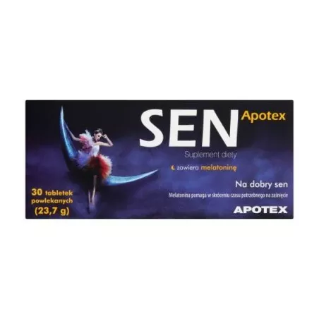 Apotex Sen x 30 tabletek Spokój i Sen APOTEX NEDERLAND B.V.