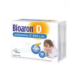 Bioaron witamina D 800 j.m x 90 kapsułek twist-off ( data ważności 31.10.2025 ) witamina D PHYTOPHARM KLĘKA S.A.