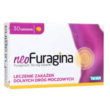 NeoFuragina tabletki 50 mg x 30 tabletek infekcje TEVA PHARMACEUTICALS POLSKA SP. Z O. O.