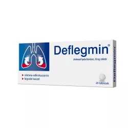 Deflegmin tabletki 30mg x 20 tabletek leki na kaszel ICN POLFA RZESZÓW S.A.
