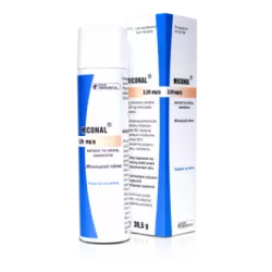 Miconal aerozol na skórę 3,29 mg/g x 39,5 g leki na grzybicę TARCHOMIŃSKIE ZAKŁADY FARM. POLFA S.A.