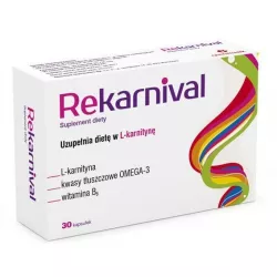 Rekarnival x 30 kapsułek ( data ważności 31.10.2025 ) detox i odchudzanie GLENMARK PHARMACEUTICALS SP. Z O.O.