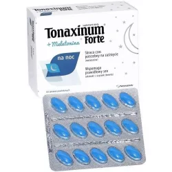 Tonaxinum Forte na noc 60 tabletek Spokój i Sen NOVASCON PHARMACEUTICALS SP. Z O.O.