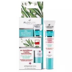 FLOSLEK Żel do powiek i pod oczy świetlik babka x 15 ml do twarzy LABORATORIUM KOSMETYCZNE "FLOSLEK" FURMANEK SP.J.