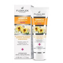FLOSLEK Żel z arnikowy FORTE na powieki i pod oczy x 50 ml Zdrowie LABORATORIUM KOSMETYCZNE "FLOSLEK" FURMANEK SP.J.