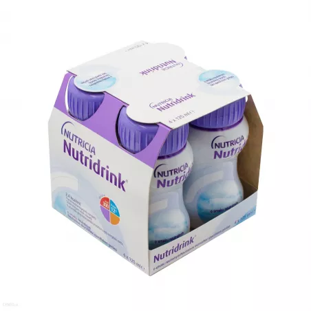Nutridrink neutralny 4 x 125 ml żywienie medyczne NUTRICIA POLSKA SP. Z O.O.