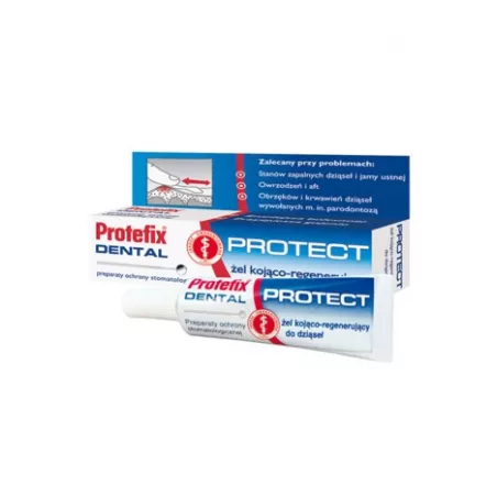 Protefix żel kojąco-regeneruj x 10 ml problemy stomatologiczne QUEISSER PHARMA GMBH & CO.