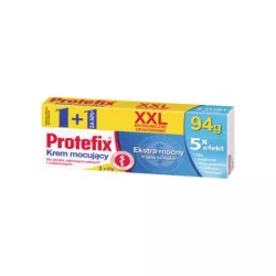 Protefix Krem mocujący do protez zębowych Ekstra mocny 94g ( 2 opakowania po 40 ml) kremy akcesoria do protez QUEISSER PHARMA...