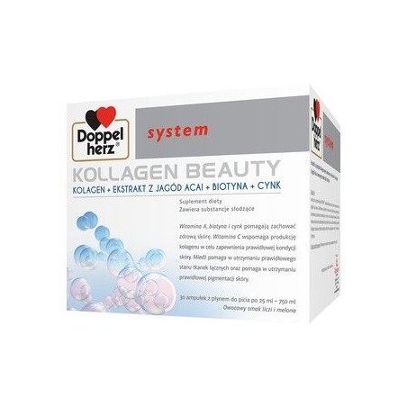 Doppelherz system KOLLAGEN BEAUTY płyn 30 ampułek Piękno QUEISSER PHARMA GMBH & CO. Doppelherz system KOLLAGEN BEAUTY płyn 30 ampułek Piękno QUEISSER PHARMA GMBH & CO.
