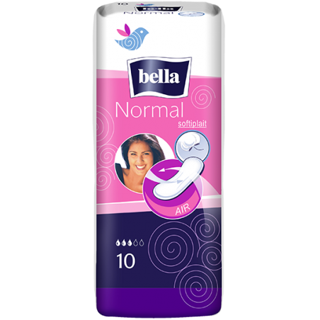 Bella Normal Air softiplait x 10 sztuk podpaski tampony kubki menstr. TORUŃSKIE ZAKŁ. MATERIAŁÓW OPATRUNKOWYCH S.A.