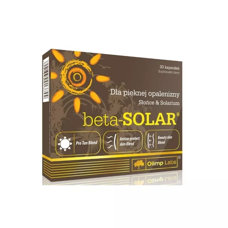 OLIMP LABORATORIES Olimp Beta-Solar 30 kapsułek — Składniki i ocena