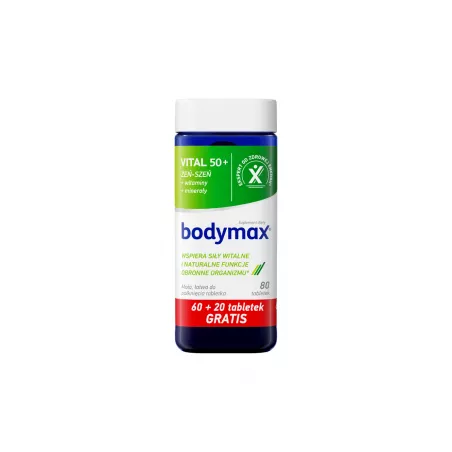 BODYMAX Vital 50+ x 80 tabletek (60+20) Multiwitaminy ORKLA CARE S.A.