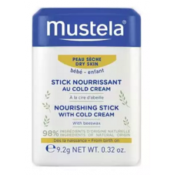 Mustela Sztyft ochronny z Cold Cream 10 ml do twarzy MUSTELA
