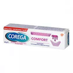 Corega Komfort krem mocujący x 40 g kremy akcesoria do protez GLAXOSMITHKLINE CONSUMER HEALTHCARE SP. Z O.O.