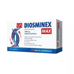 Diosminex Max 1000 mg x 60 tabletek preparaty na obrzęki PHARMASWISS CZESKA REPUBLIKA S.R.O.
