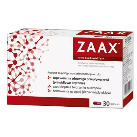 Zaax x 30 kapsułek leki przeciwzakrzepowe SEQUOIA PHARMACEUTICALS SP. Z O.O.