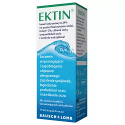 Ektin krople do oczu 10 ml krople do oczu VALEANT SP. Z O.O. SP.J.