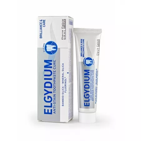 Elgydium Brilliance&Care Pasta x 30 ml szczoteczki nici i pasty do zębów PIERRE FABRE DERMO-COSMETIQUE POLSKA SP. Z O.O.
