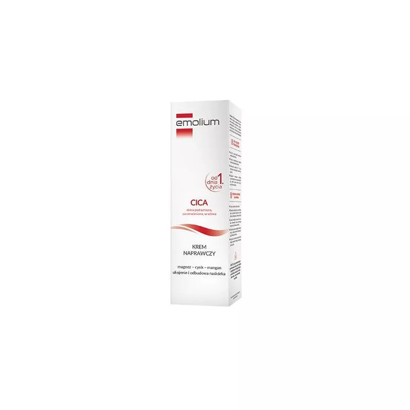 PERRIGO POLAND SP. Z O.O. Emolium CICA Krem naprawczy x 40 ml — Składniki i ocena