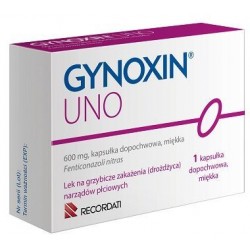 Gynoxin UNO 600 mg x 1 globulka (IMPORT) infekcje intymne INPHARM SP. Z O.O.