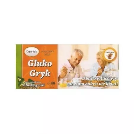 Herbatka GLUKO-GRYK 3g x 60 torebek regulacja poziomu cukru MIR-LEK SP. Z O.O.