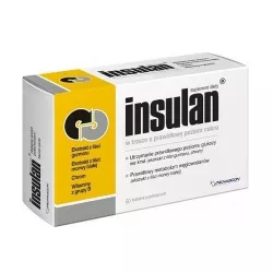 Insulan x 60 tabletek regulacja poziomu cukru NOVASCON PHARMACEUTICALS SP. Z O.O.