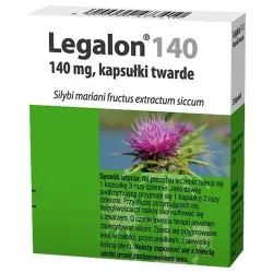 Legalon 140 x 20 kapsułek twardych (Import równoległy) wątroba MADAUS GMBH