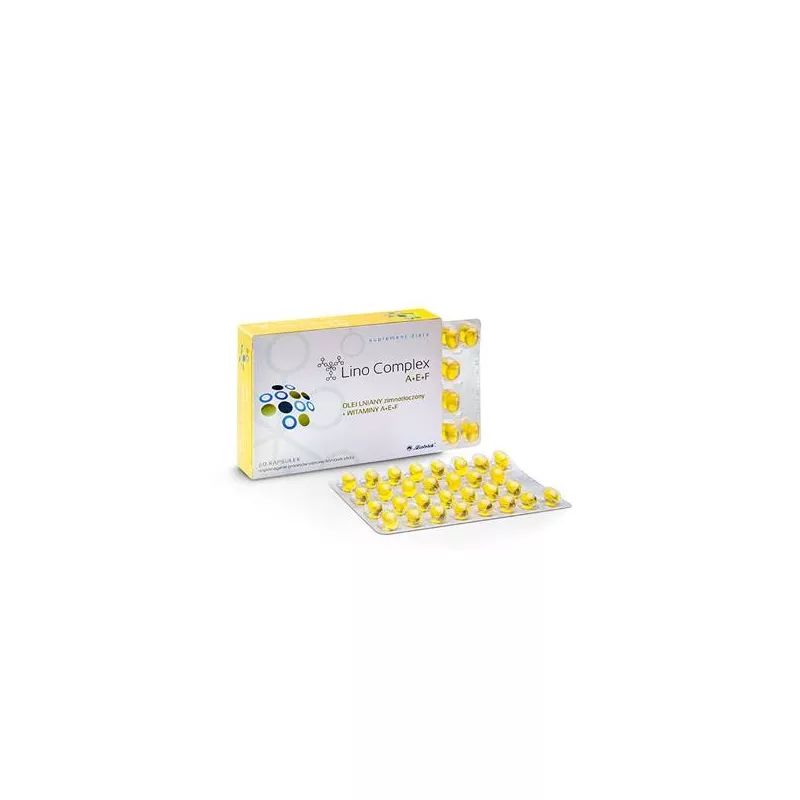 PRZEDS. FARMACEUTYCZNE "ZIOŁOLEK" SP. Z O.O. LinoComplex A+E+F x 60 kapsułek — Składniki i ocena